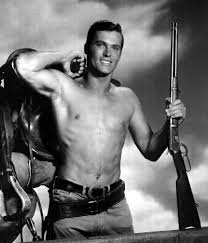 Ty Hardin, acting completely normal, unaware of the presence of cameras. You know, for the ladies.